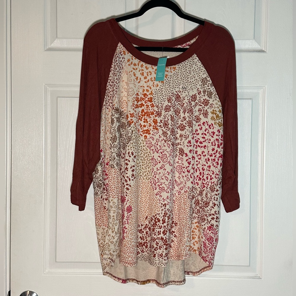 NWT Maurice’s 24/7 3/4 sleeve tee